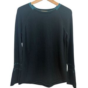Smartwool Teal Bell Sleeve Sweater Size S